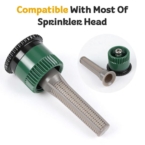 FoxRose sprinkler head filter simplifies cleaning and maintenance.