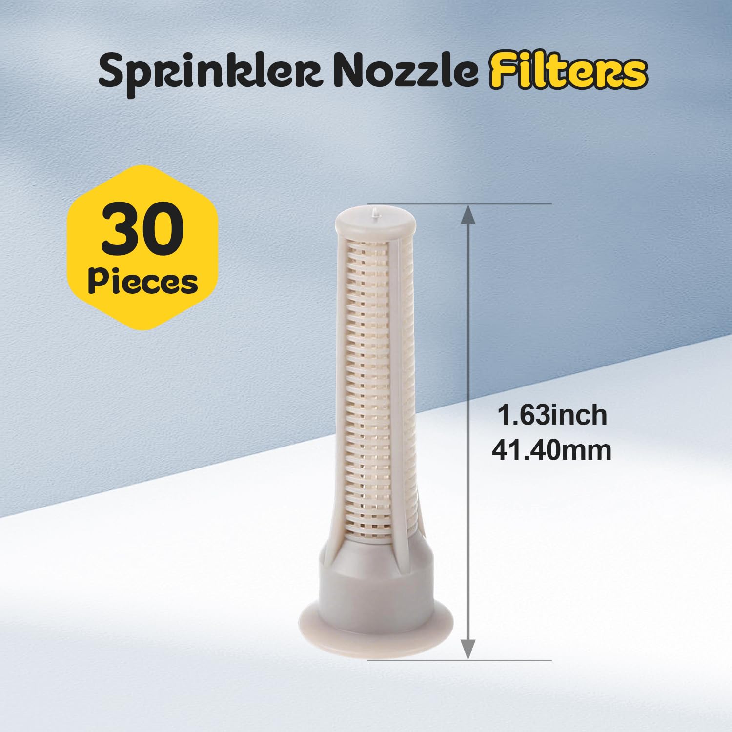 FoxRose easy-replace sprinkler nozzle filter enables quick swapping.