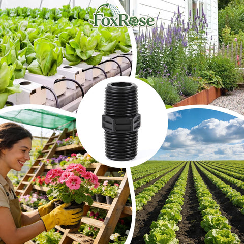 FoxRose ideal for garden hoses, drip systems, and automated irrigation.