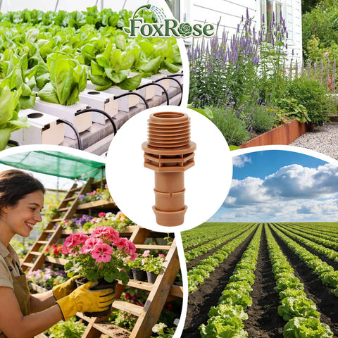 FoxRose 10-pack fits both above-ground and below-ground irrigation setups