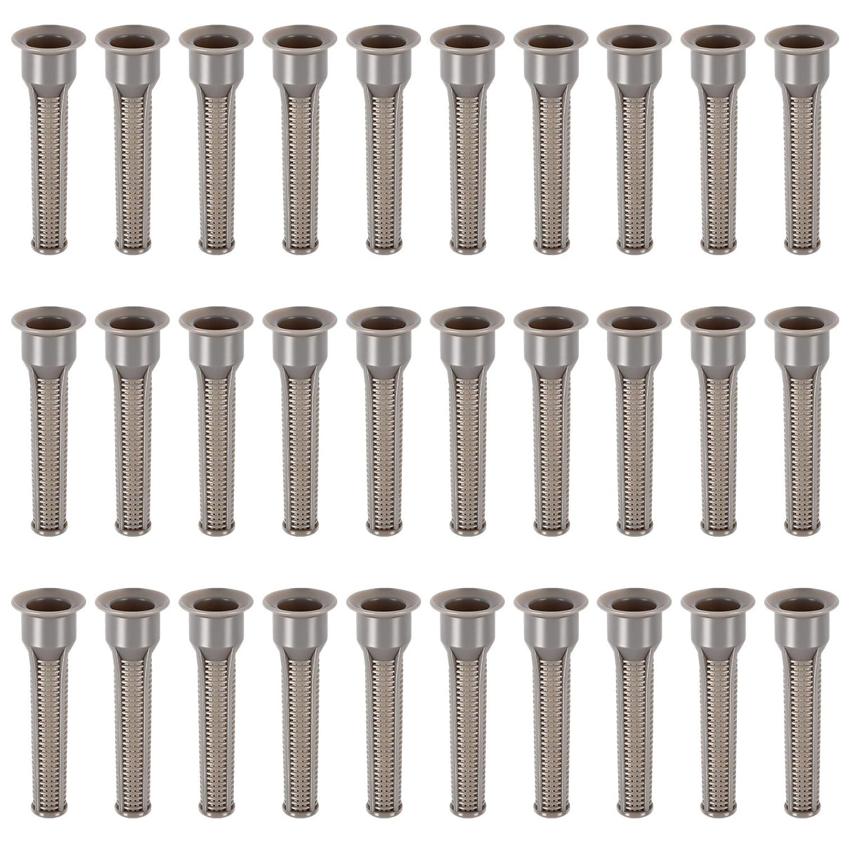 FoxRose 30-pack sprinkler head filters for versatile irrigation.