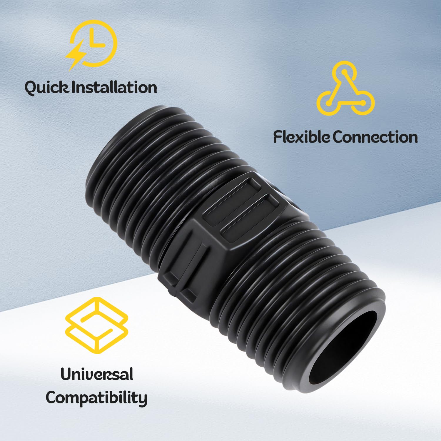 FoxRose compatible with standard 1/2-inch threaded pipes for versatile use.