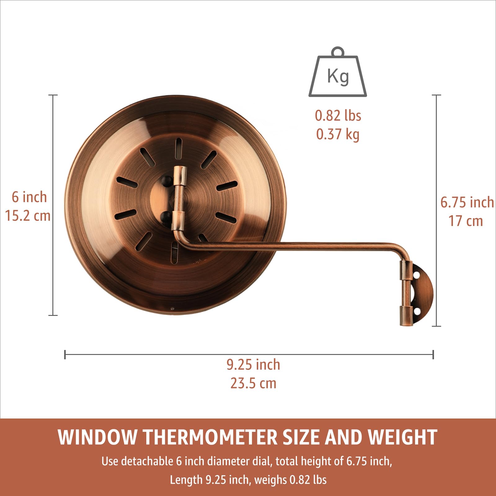 Foxyoo patio and garage thermometer for versatile outdoor monitoring