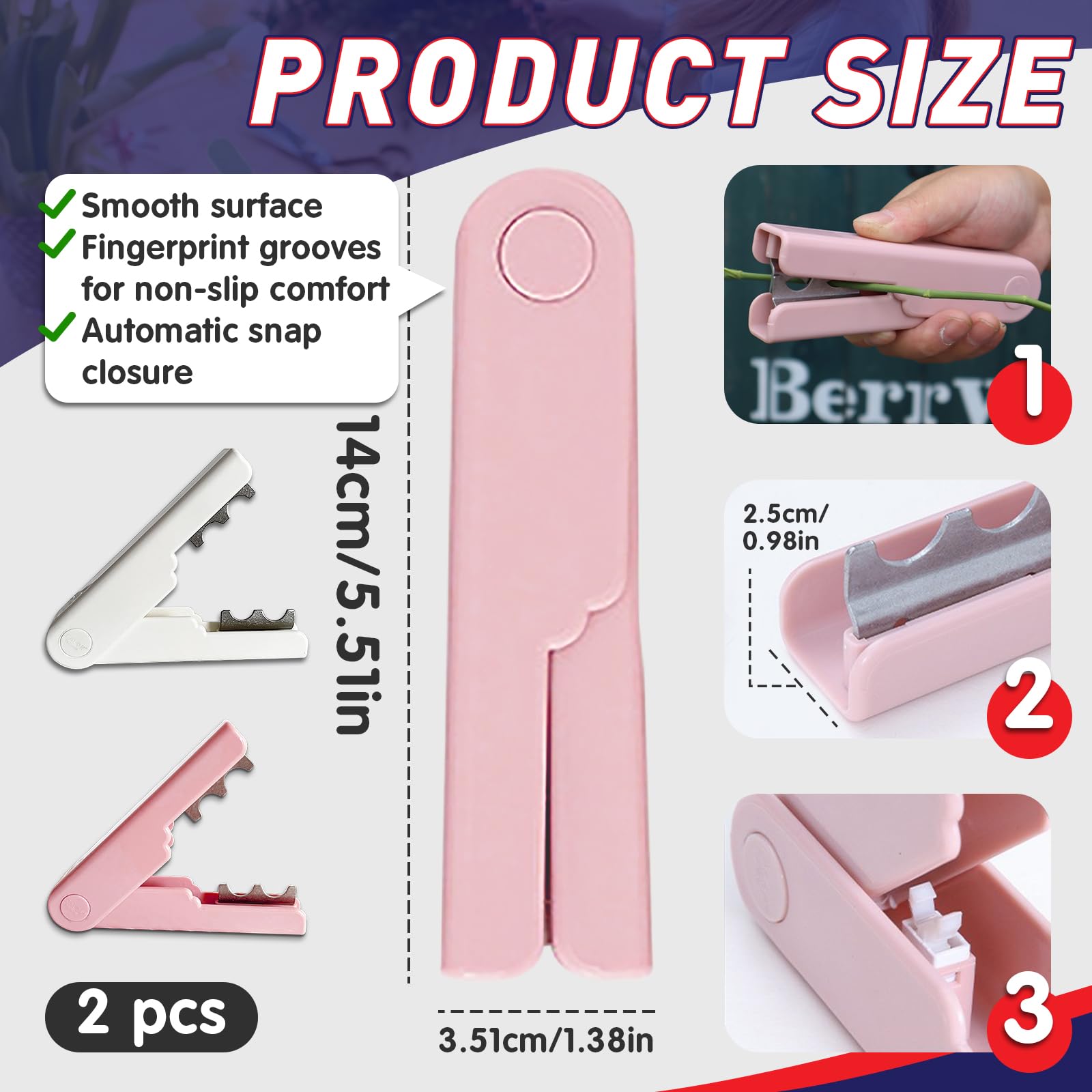 Durable ABS rose dethorner tool by Foycow for quick cleanup