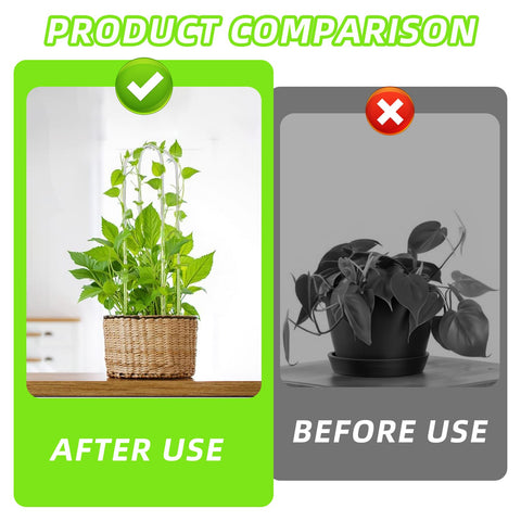 Foyods U-shaped trellis keeps hoya vines upright with minimal visual impact.