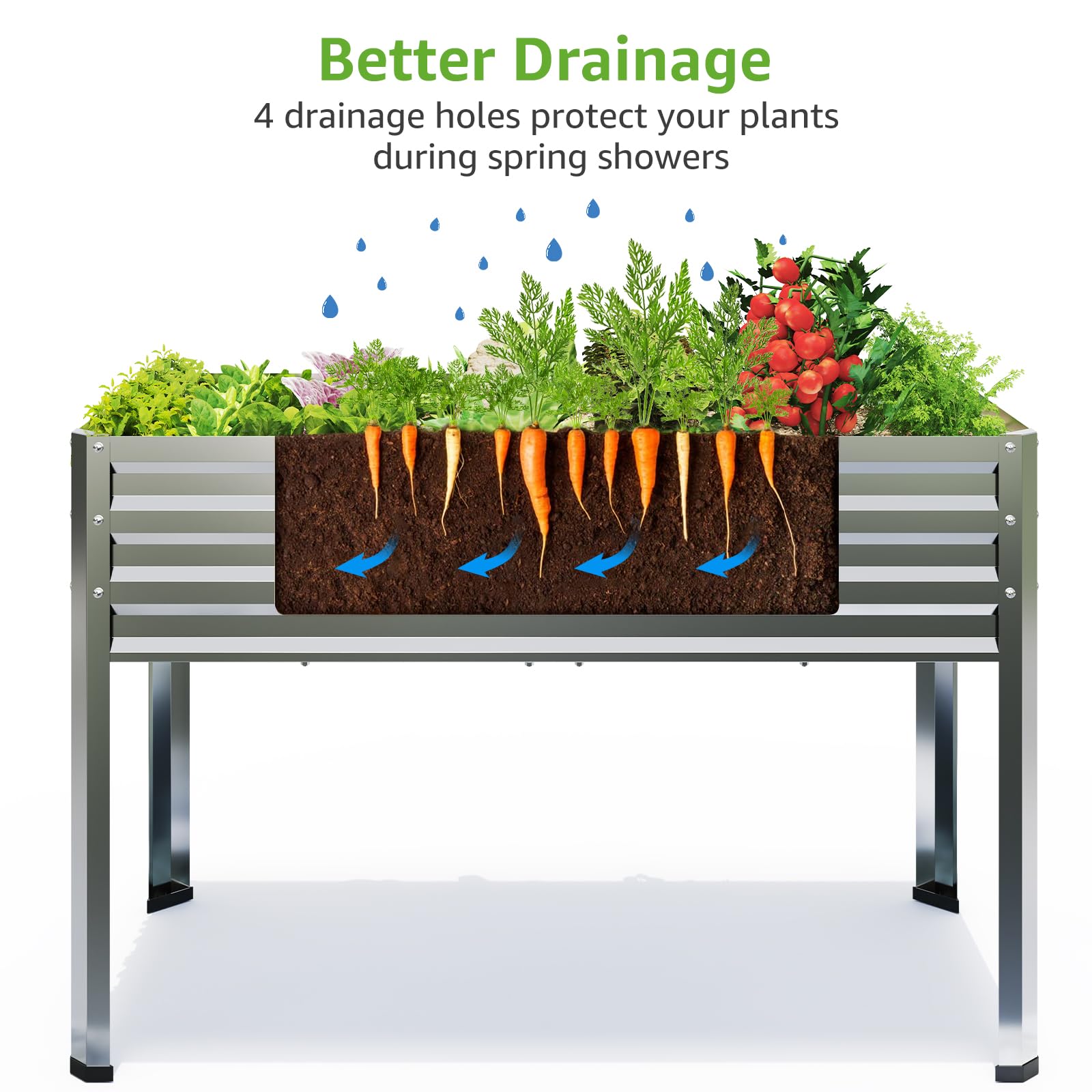 FOYUEE corrugated side walls provide rigidity and durability