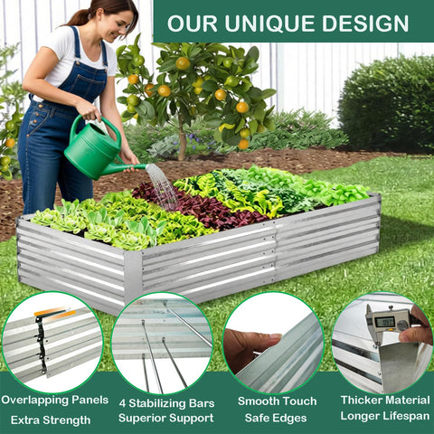 FOYUEE heavy-duty galvanized steel frame with weather resistance