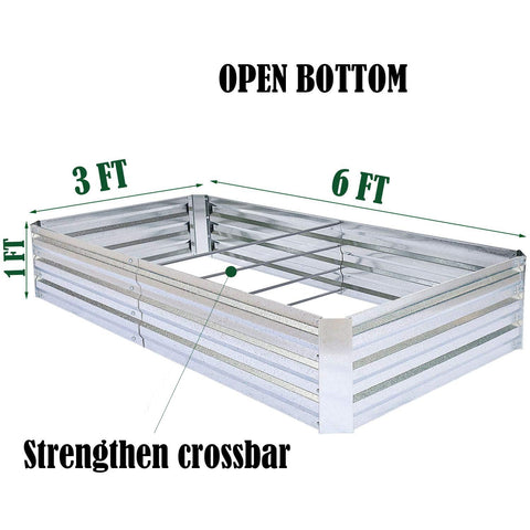 FOYUEE open-bottom bed promotes healthy root development and drainage.