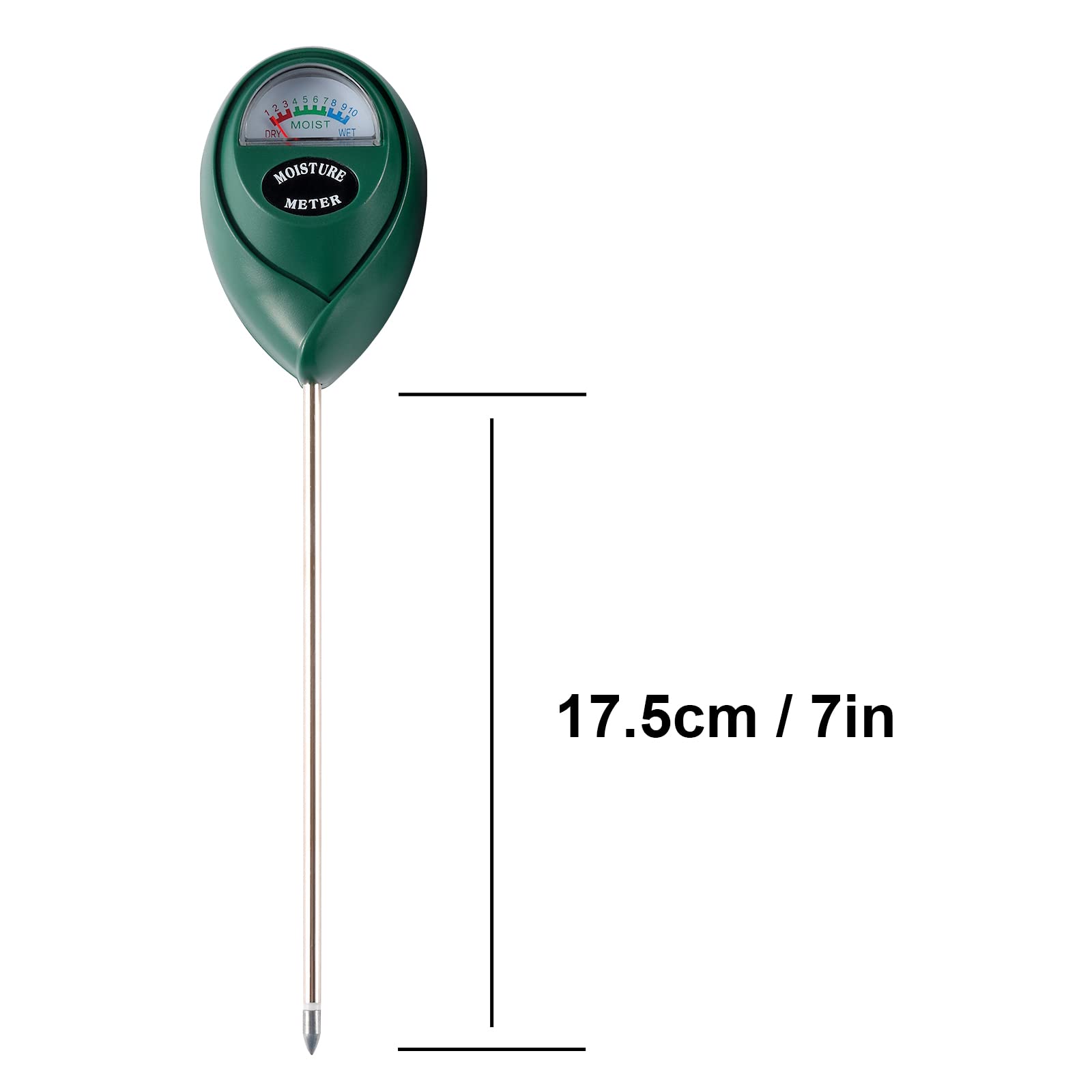 Fpxnb probe inserted into soil near plant roots for testing.