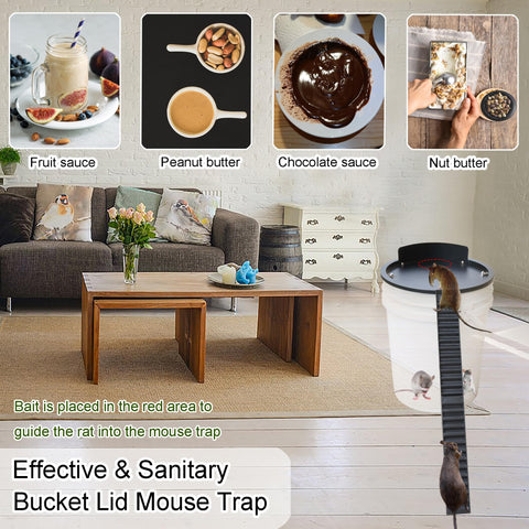 FPXVG bucket lid mounted on bucket for indoor and outdoor use