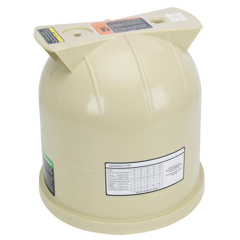 FQRANBO 178561 almond cap lid for Pentair filters ensures a tight seal and leak prevention.