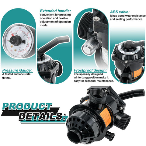FQRANBO 262506 valve label detail showing compatibility with Pentair and Tagelus models
