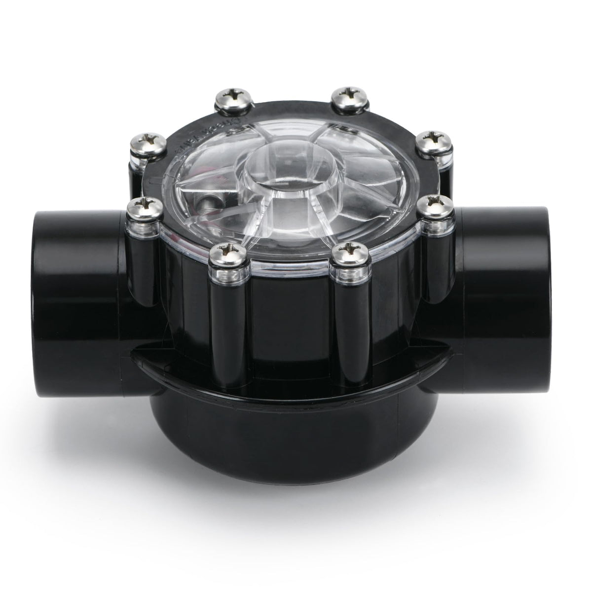FQRANBO 7235 side-view check valve for pool and spa shows unidirectional flow.