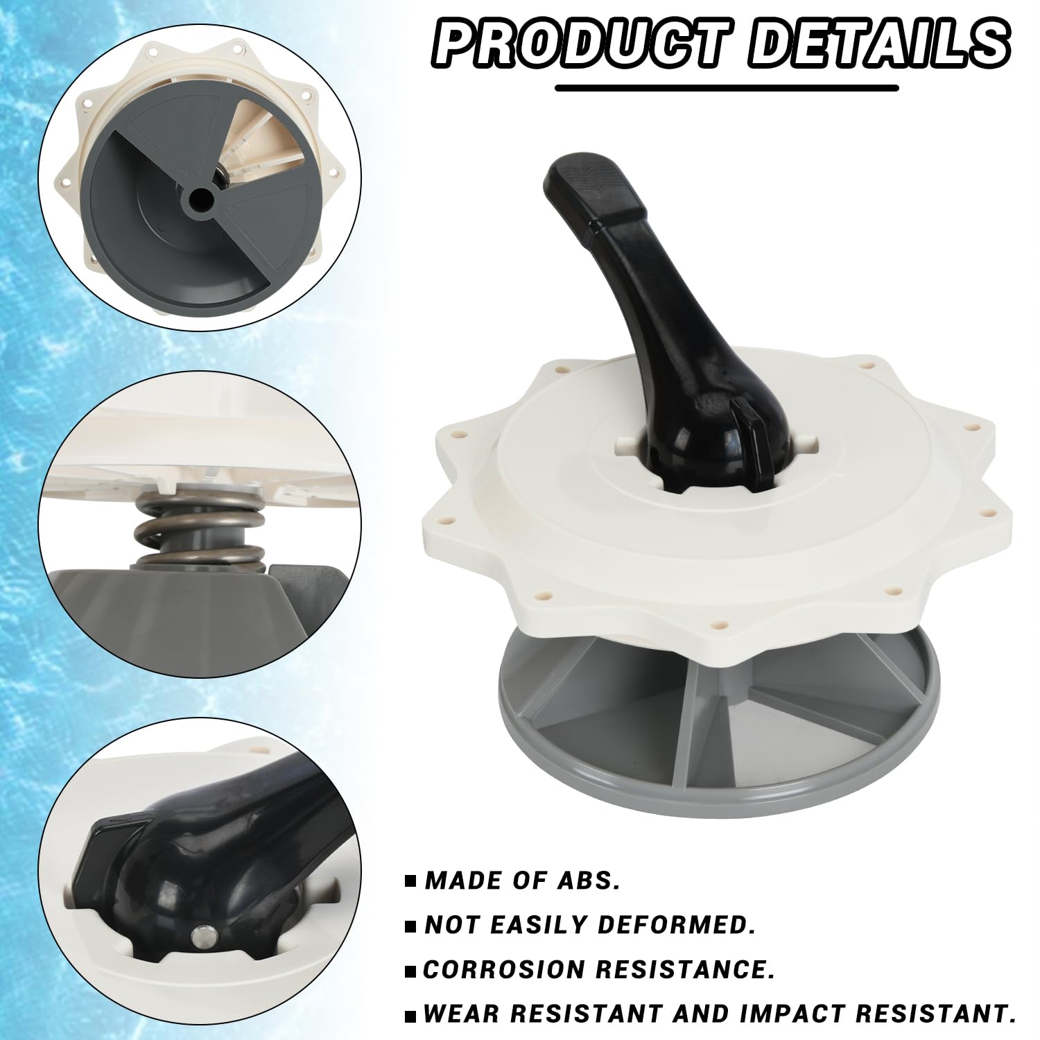 Valve assembly package includes O-ring and labels for a complete replacement.