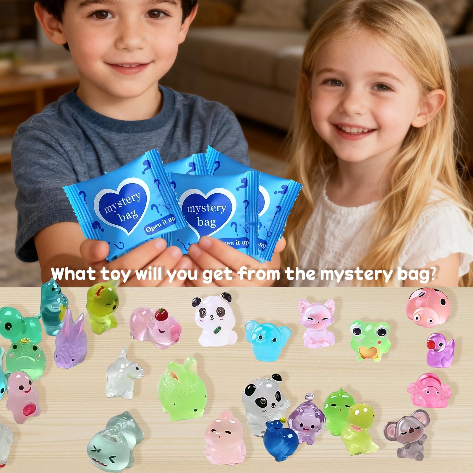 FragrantGarden blind-bag resin animal glow piece for party favors and gifts.