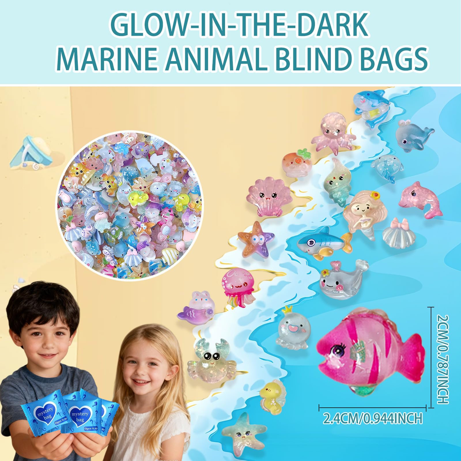 FRAGRANTGARDEN mystery bag opening reveals delightful resin animals for gifts.