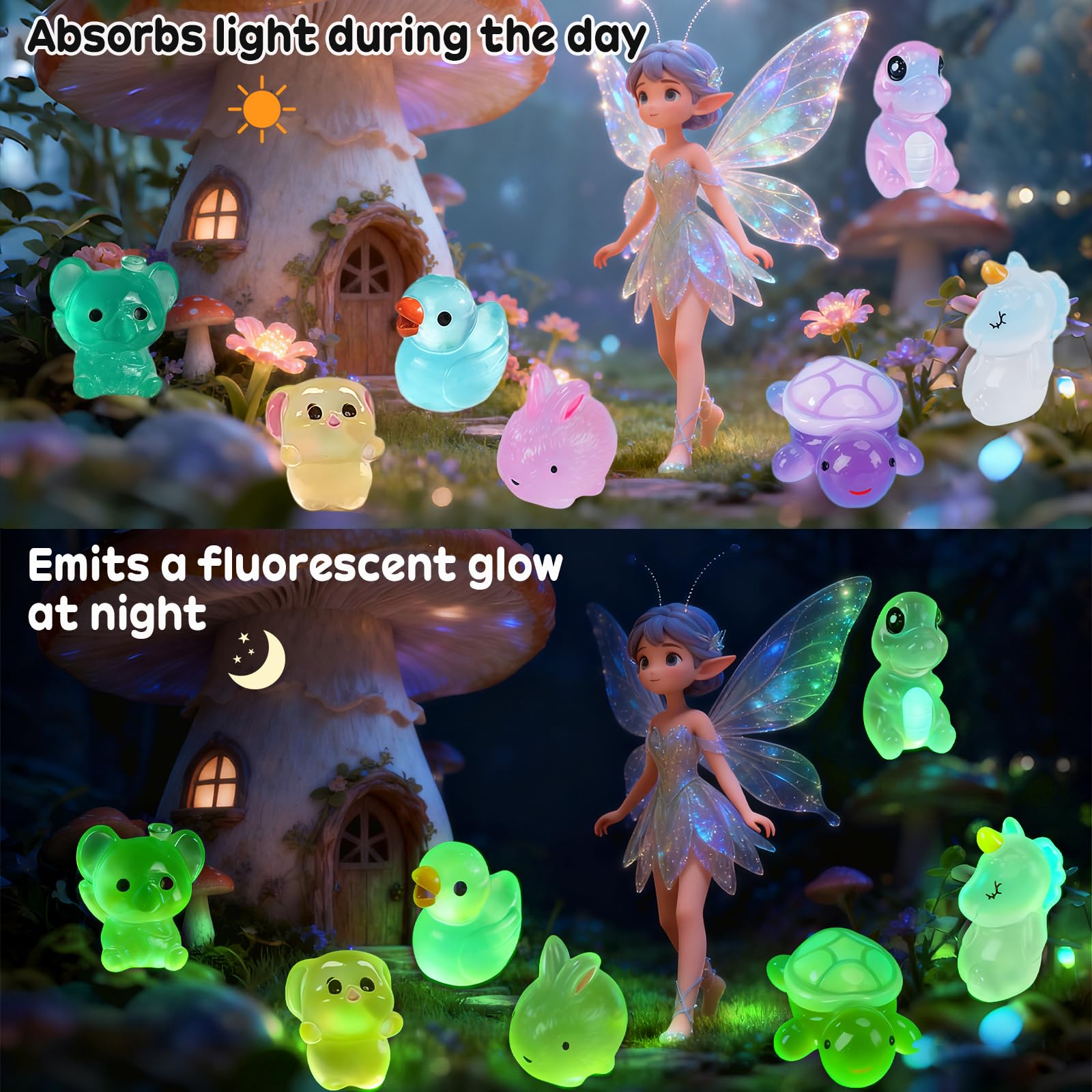 FragrantGarden resin mini-figure glow-dollhouse accessory for imaginative play.