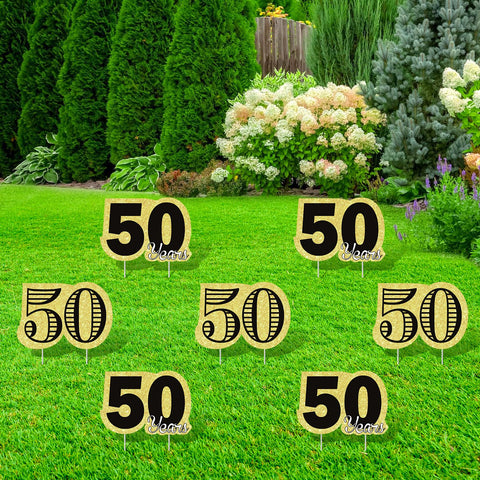 Frakron Black Gold signage set adds elegant driveways and walkway flair.