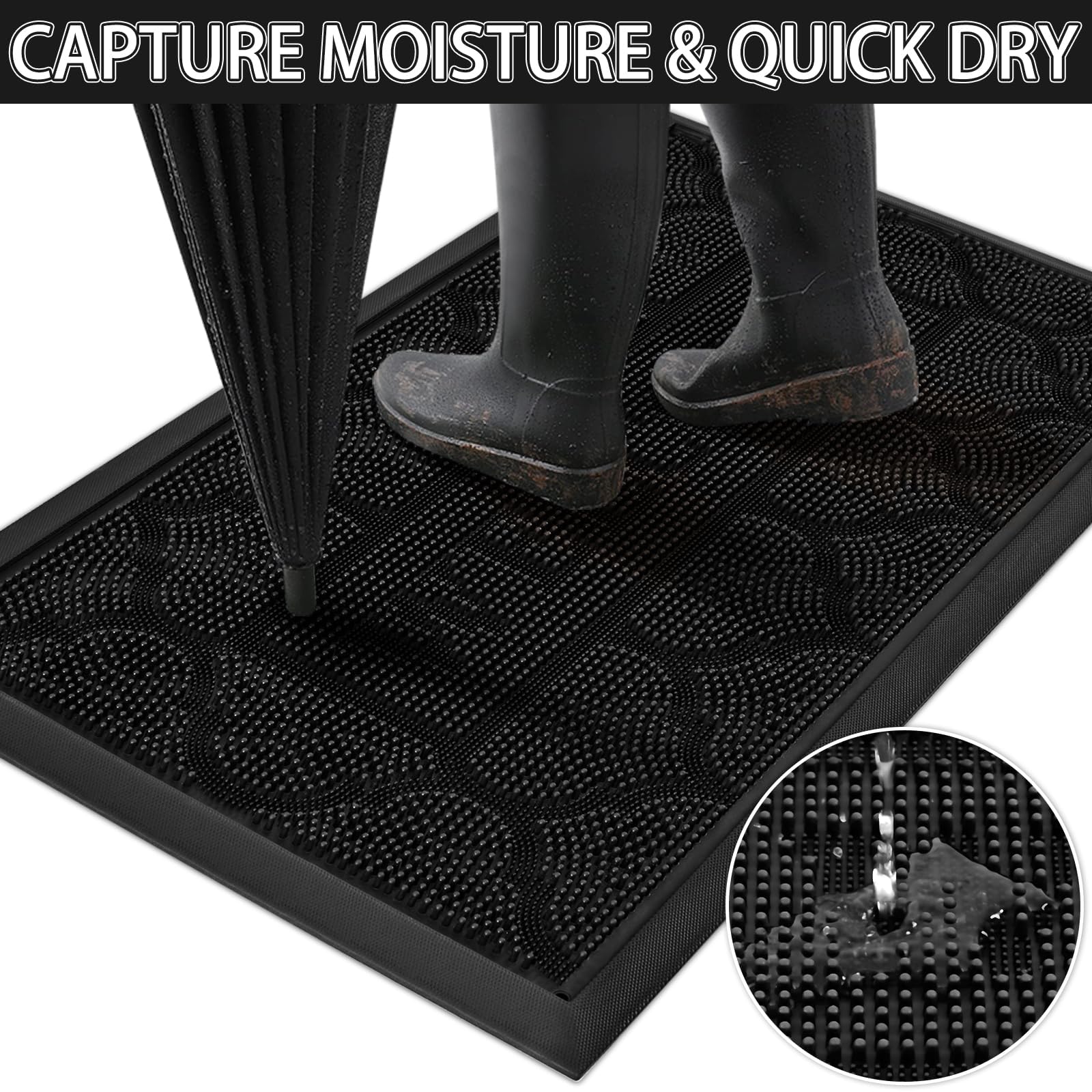 FRAMICS all-seasons entry mat stands up to weather and daily use.
