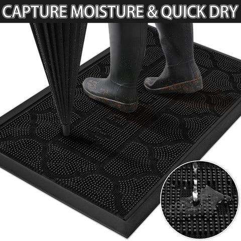 FRAMICS all-seasons entry mat stands up to weather and daily use.