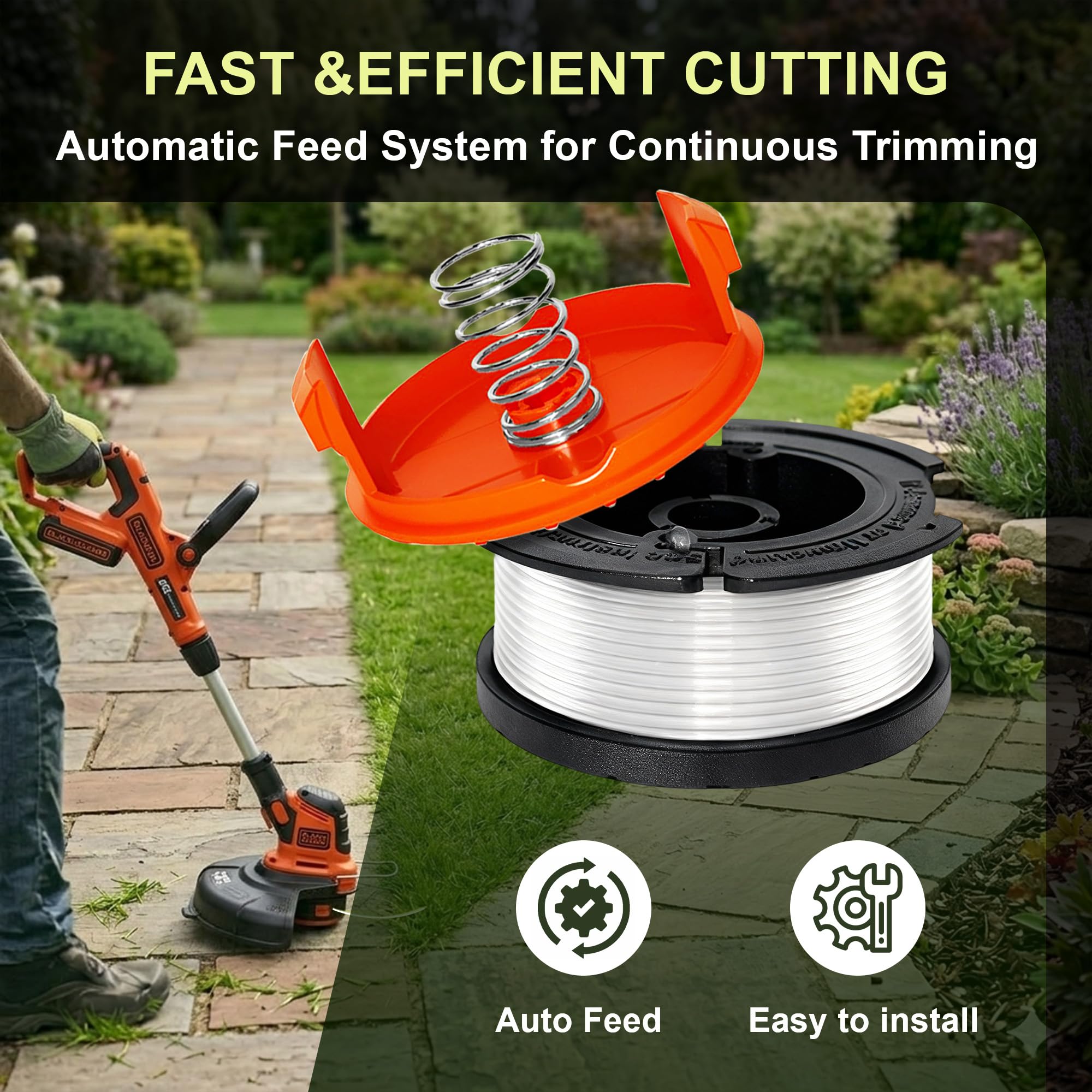 FrauSonne Automatic feed spools speed up reloading and minimize manual effort.