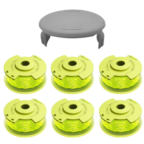 FrauSonne weed wacker string showing Ryobi compatibility for versatile yard trimming.