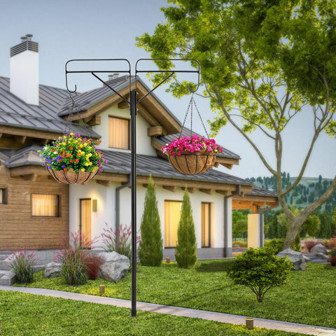 Frcctre weather-resistant design endures outdoor conditions while keeping hanging decor secure.
