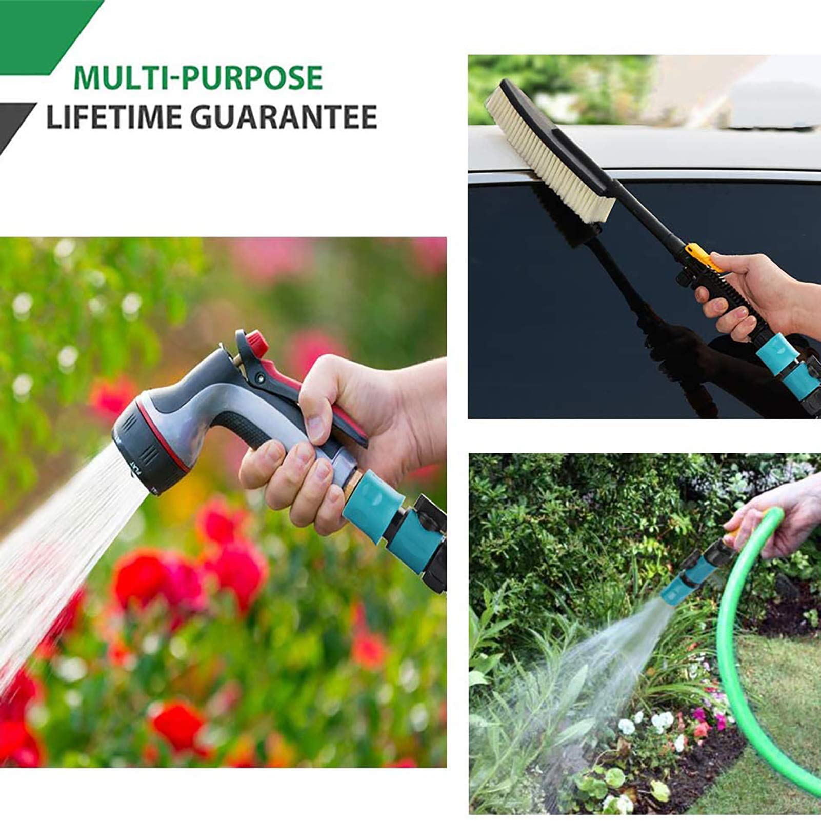 Freeasy rust-proof construction resists corrosion during outdoor use
