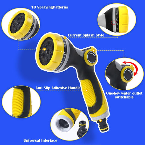 Freebala hose nozzle made of ABS and zinc alloy for durability