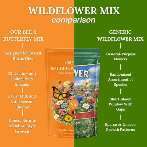 FREEBIRD Wild Bird Seed 4 oz bag is easy to plant.