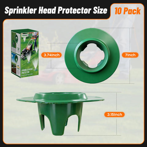 FREEKIT sprinkler head protector grass green color blends into lawn areas