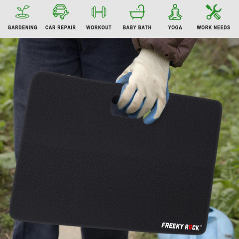FREEKYROCK extra thick foam pad offers long-lasting knee support