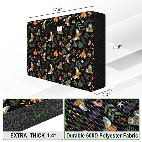 FREEKYROCK kneeling pad shows anti-slip top and bottom layers for stability.