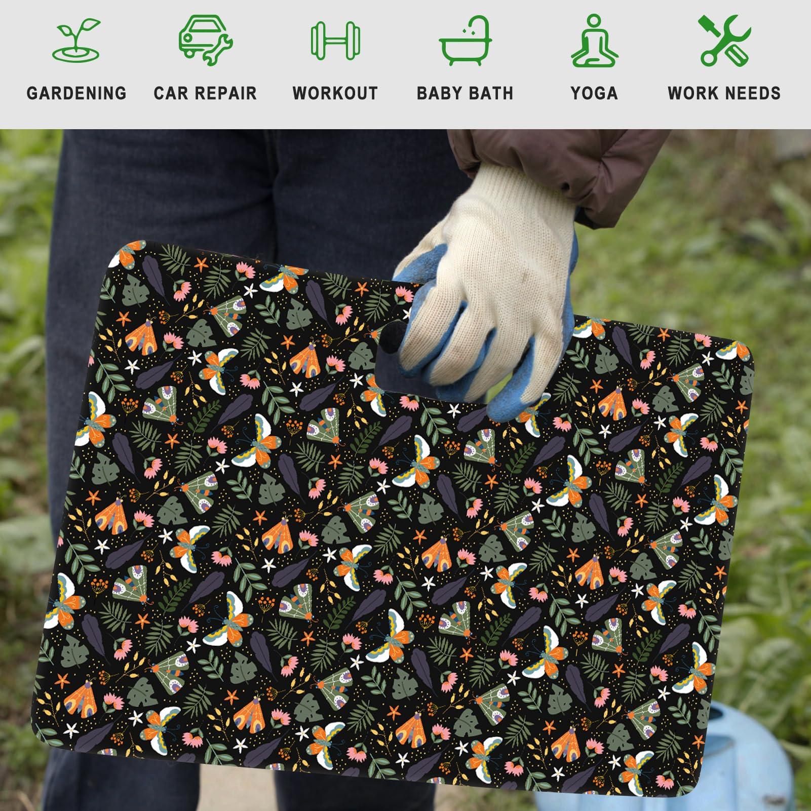 FREEKYROCK kneeling pad is lightweight and portable for easy transport.