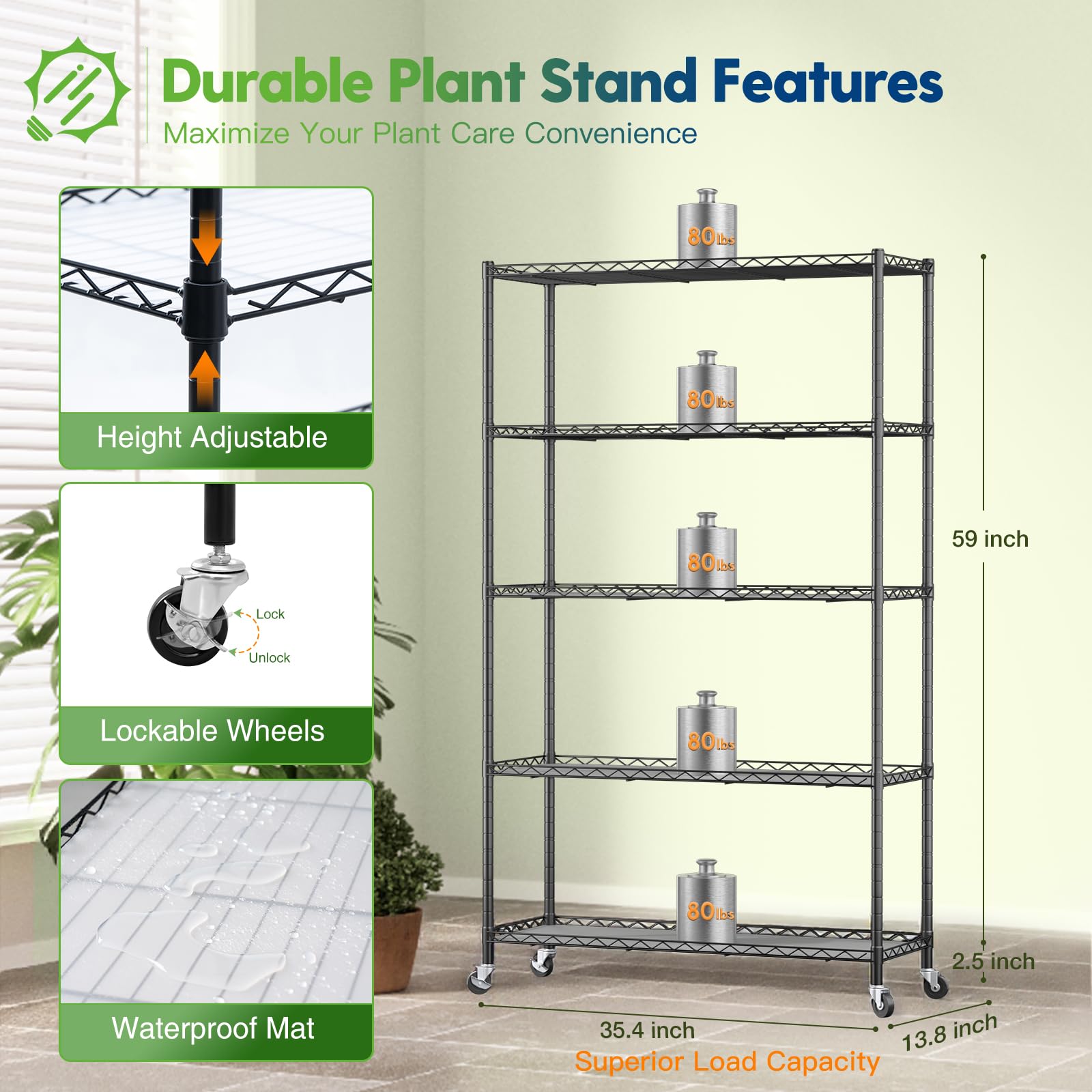 FREELICHT 4x30W LED grow lights provide full spectrum illumination