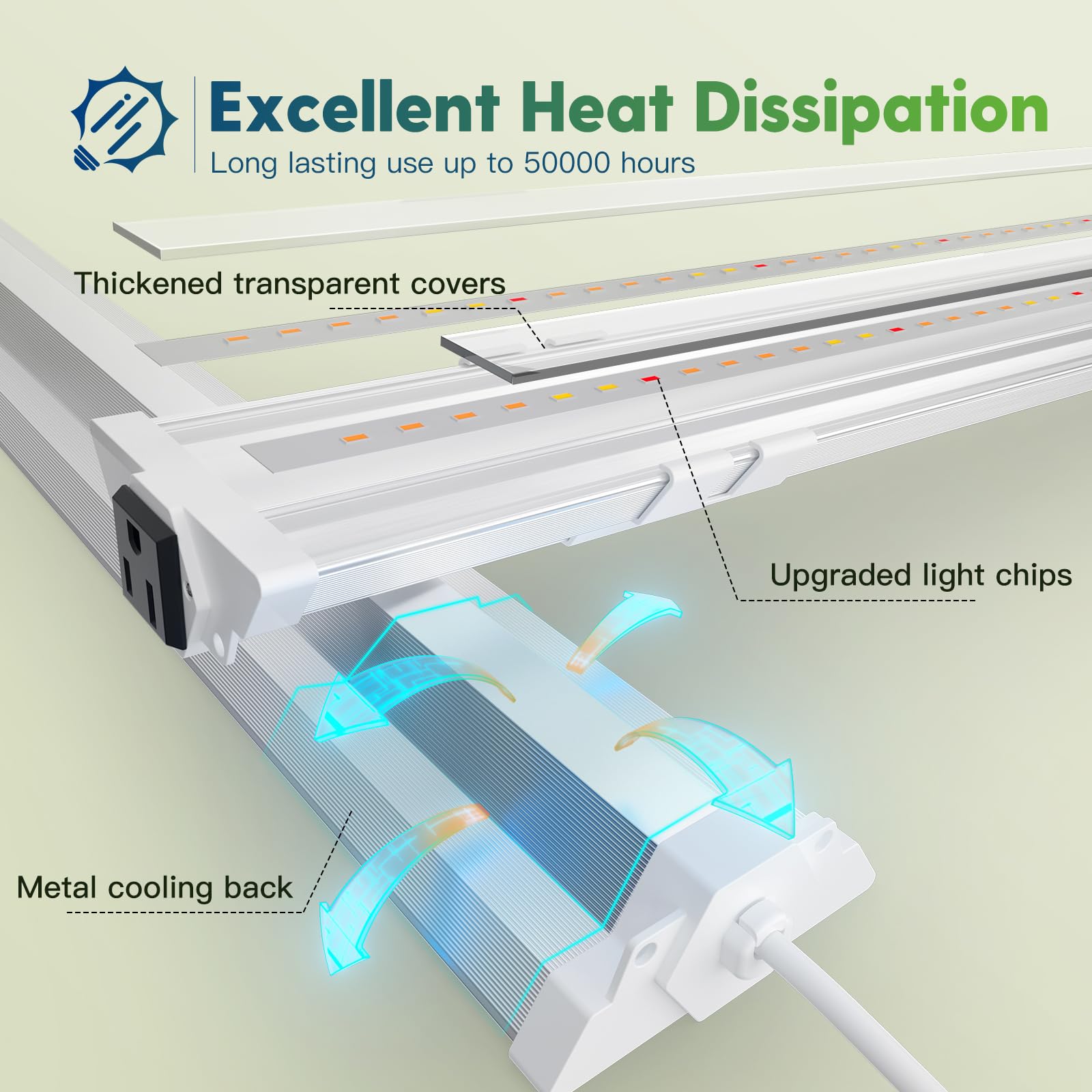 FREELICHT linkable units for expanding lighting on shelves