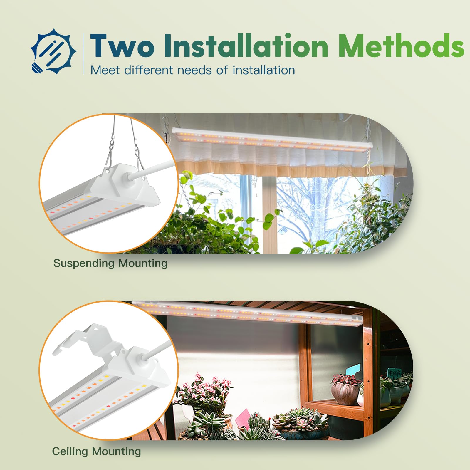 FREELICHT surface-mount installation on shelves or cabinets for tidy setups.