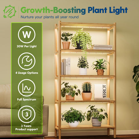 FREELICHT T8 Grow Light hanging install demonstrates quick, space-saving mounting