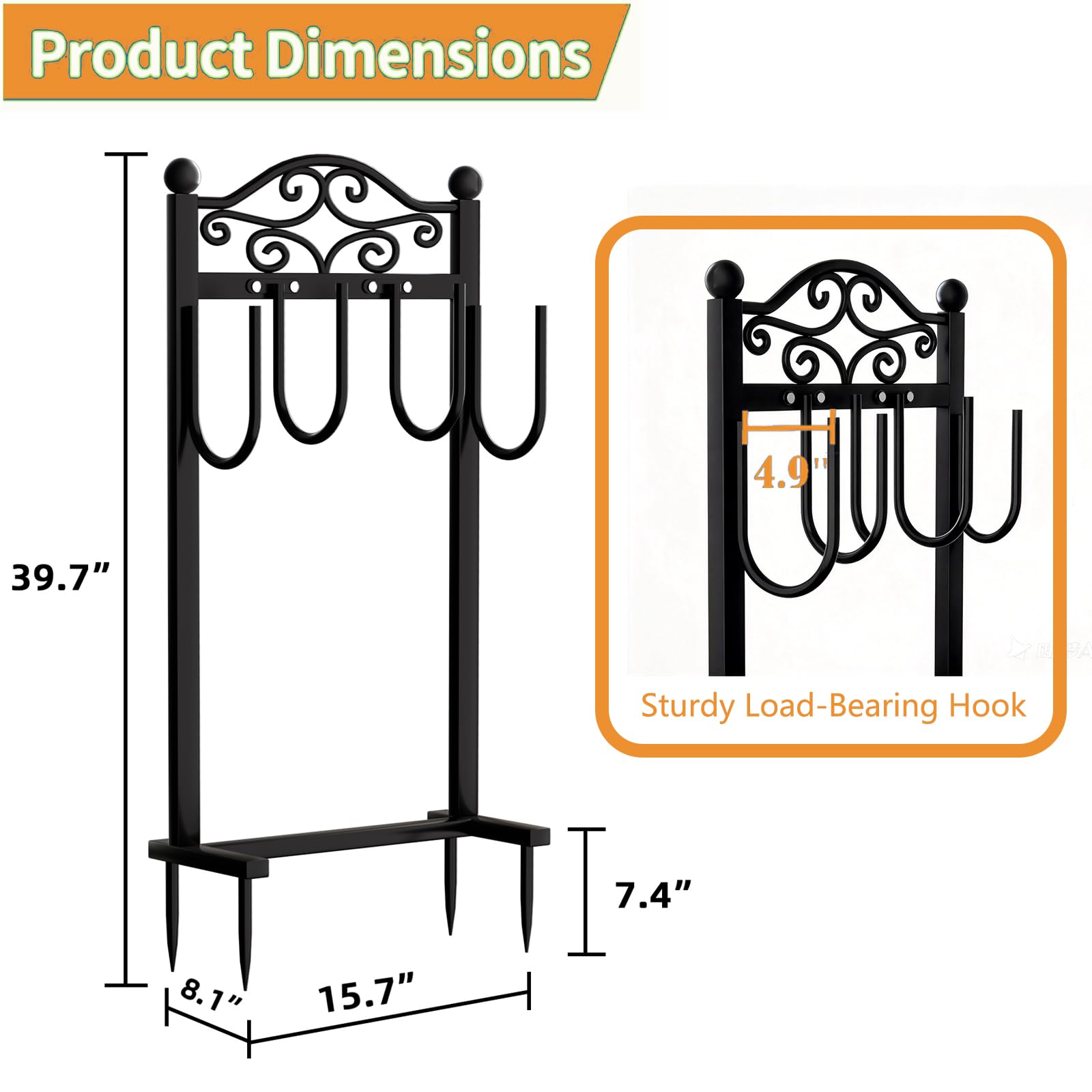 Freexployer garden hose holder chic design blends with outdoor decor.