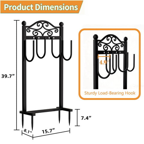 Freexployer garden hose holder chic design blends with outdoor decor.