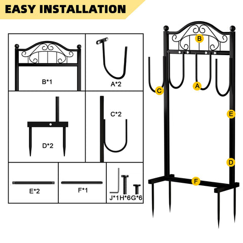 Freexployer hose storage keeps hoses tidy and ready outdoors.