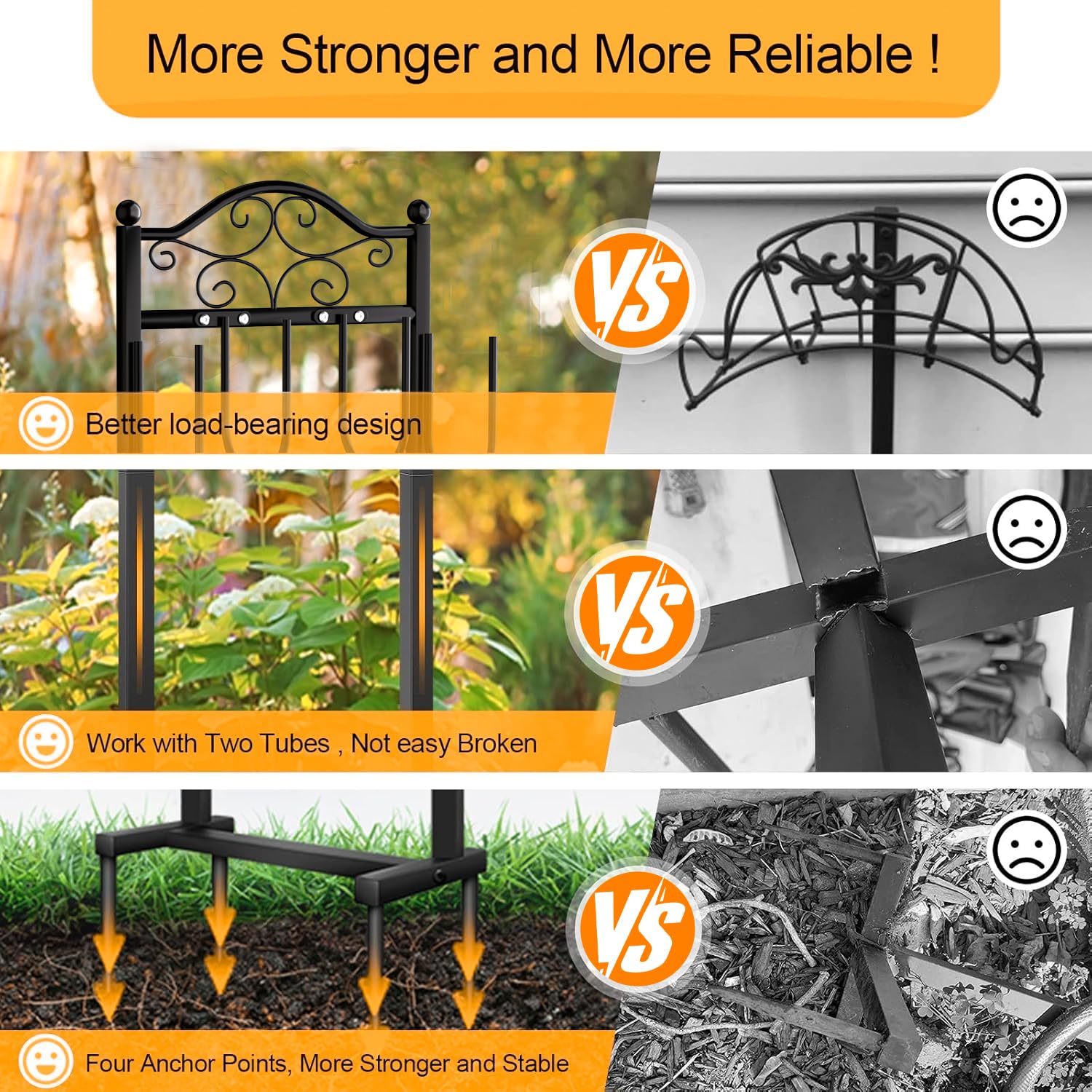 Freexployer hose holder ideal for soil and grass surfaces with steady support.