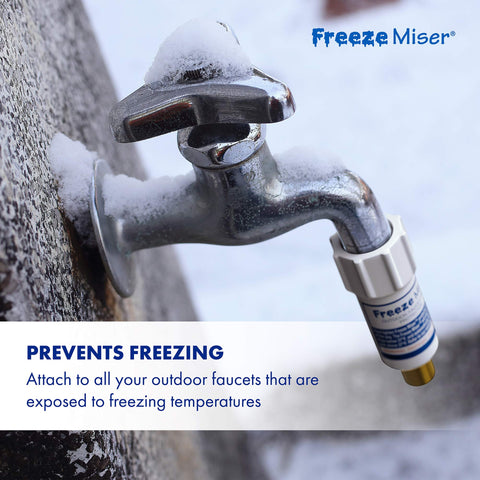 Freeze Miser 4-pack provides protection for multiple faucets.