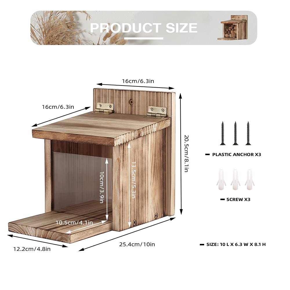 Freezing Point squirrel feeder packaging illustrates gift-ready presentation for animal lovers.