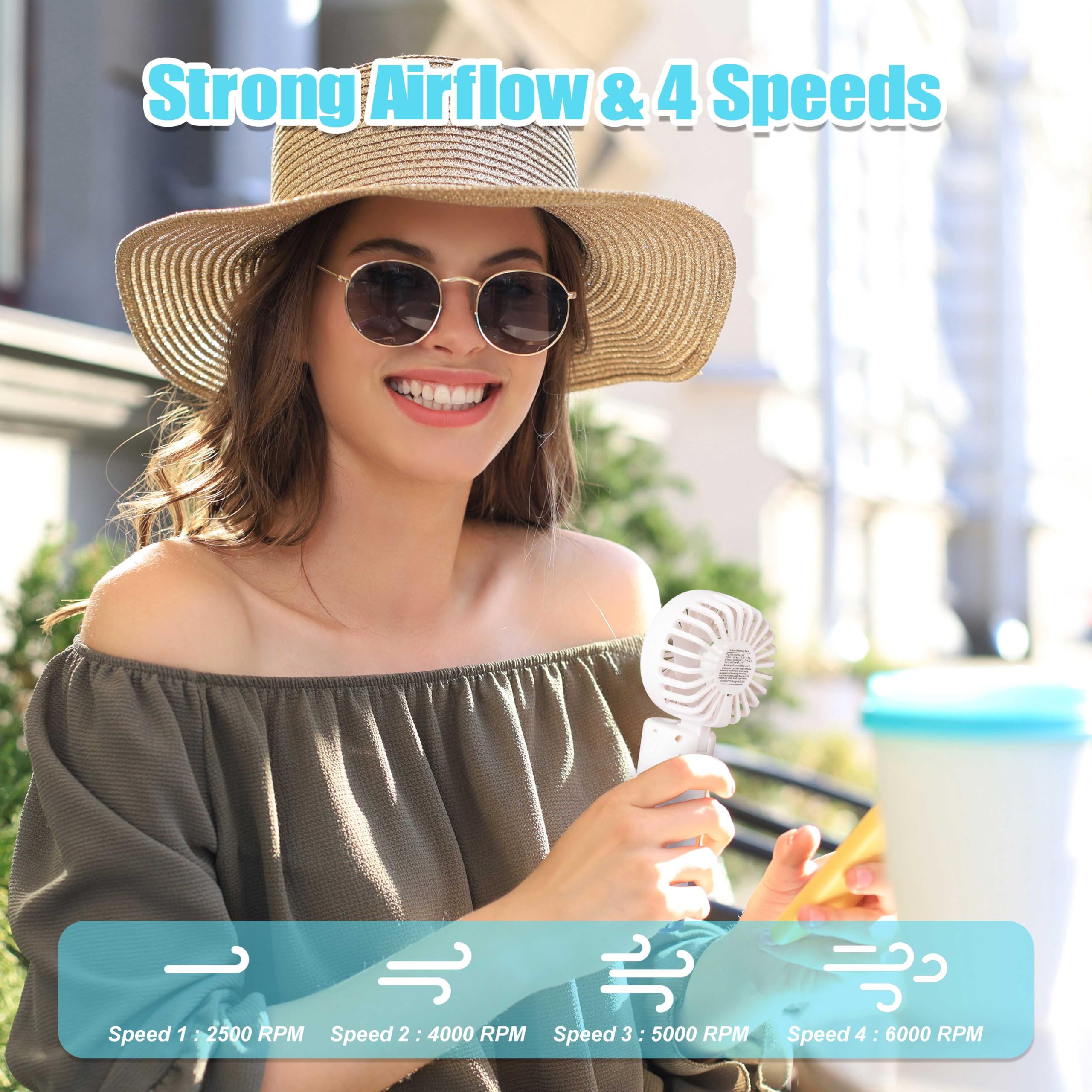Frelisiy 2-in-1 spray and fan for refreshing personal humidity