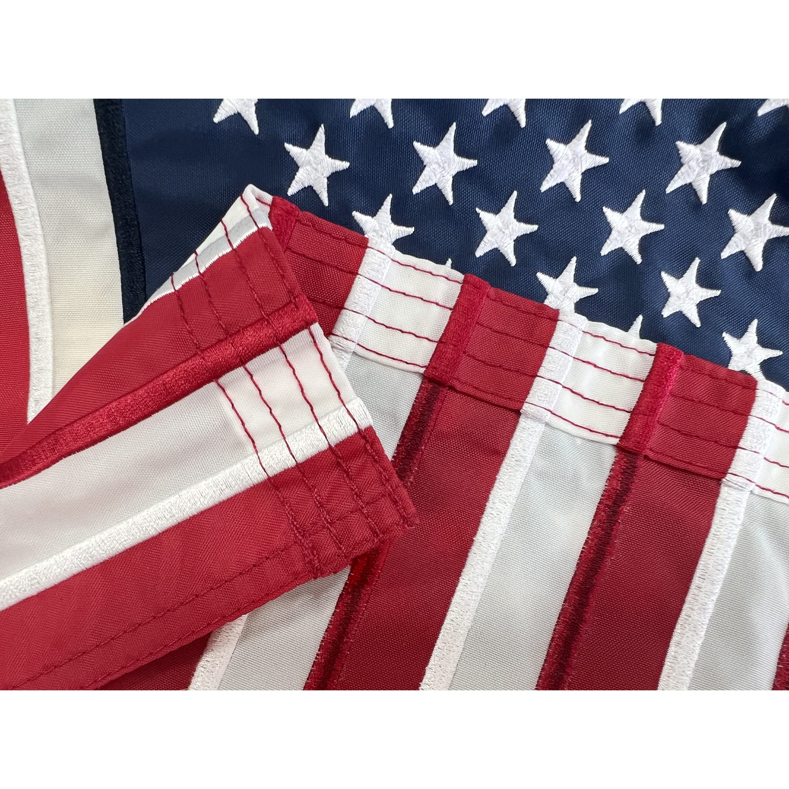 FRF FLAG 210D nylon construction offers fade resistance.