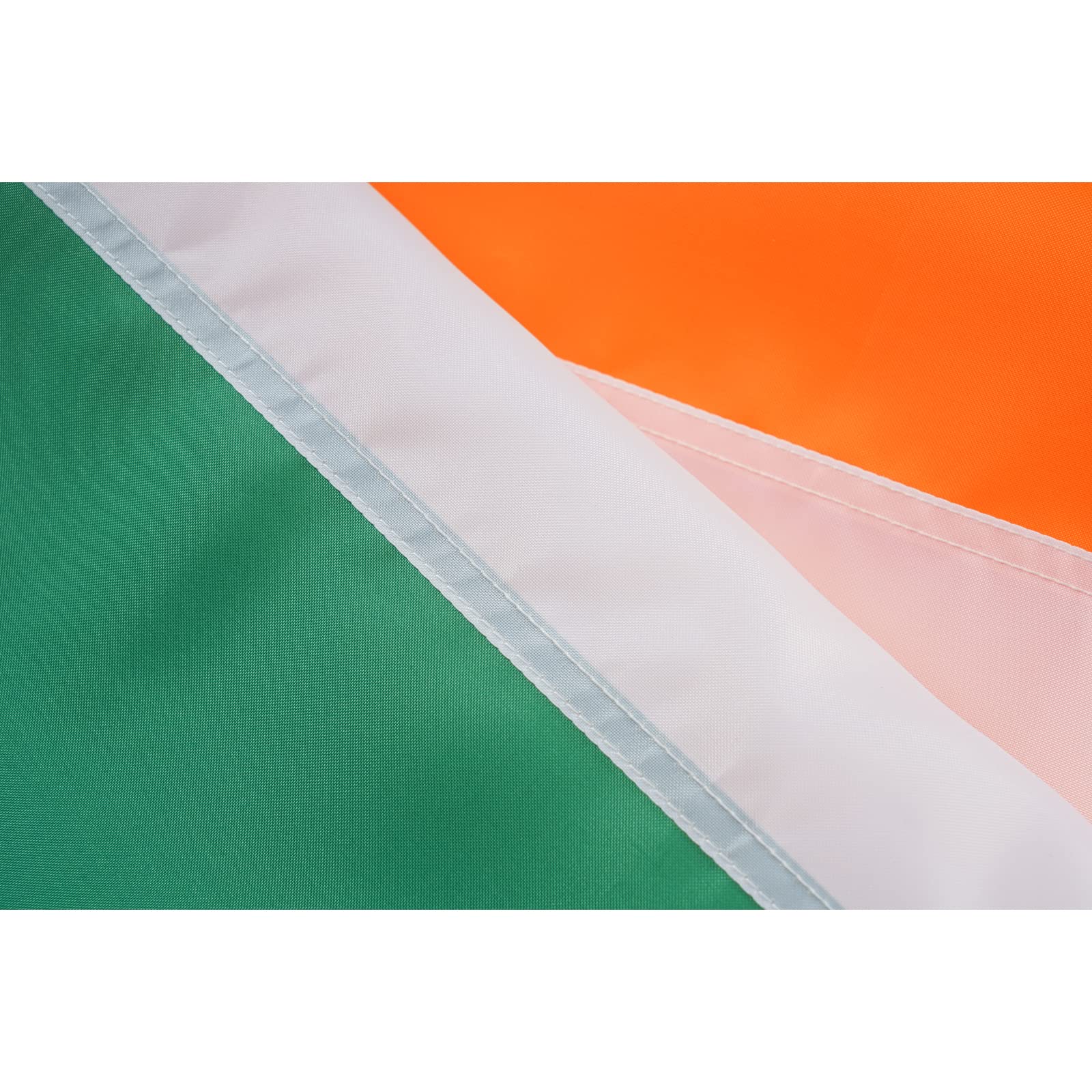 FRF FLAG Irish flag with canvas header for secure mounting.