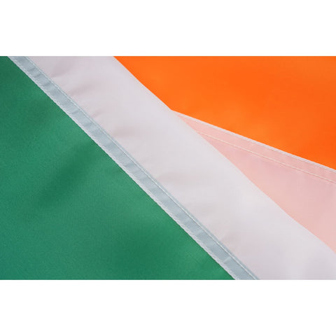 FRF FLAG Irish flag with canvas header for secure mounting.