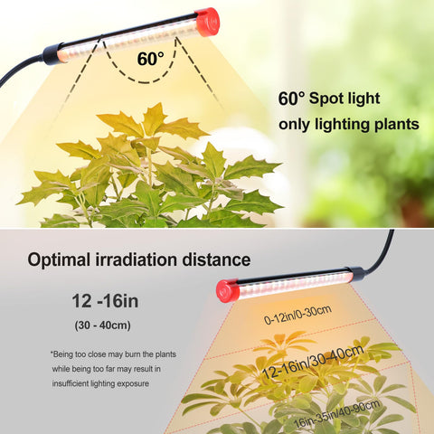 Adjustable height from 40 to 64 inches supports seedlings to mature plants.