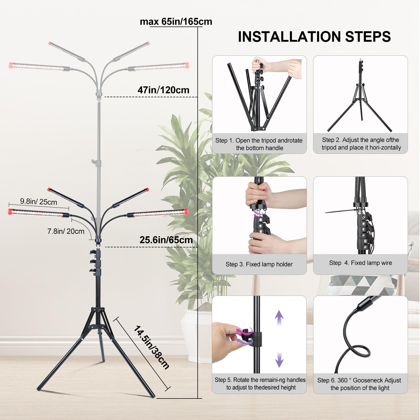 FRGROW timer automates light cycles for steady plant care.